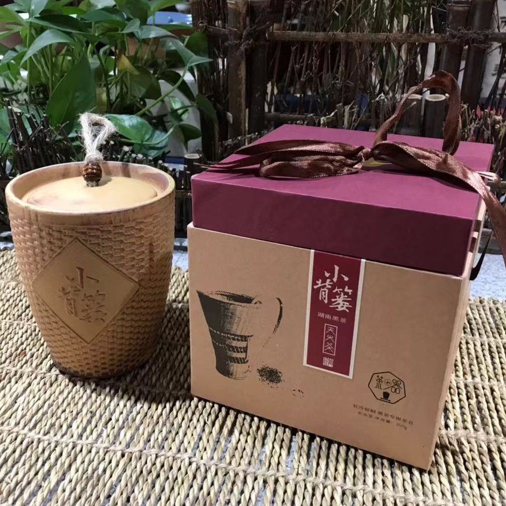 小(xiǎo)背篓黑茶一级天尖茶湘西特色